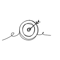 Bussiness doodle elements hand drawn vector illustration | Crayon outline drawing style. Hand drawn trendy Vector illustration.	
