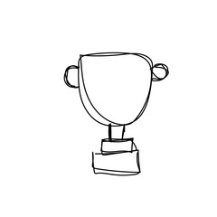 Bussiness doodle elements hand drawn vector illustration | Crayon outline drawing style. Hand drawn trendy Vector illustration.	
