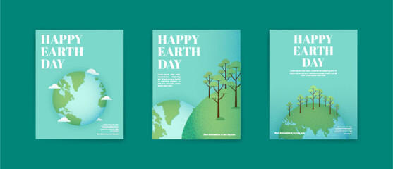 Earth day campaign banner. Banner design for a campaign to protect the environment and the earth we live on.