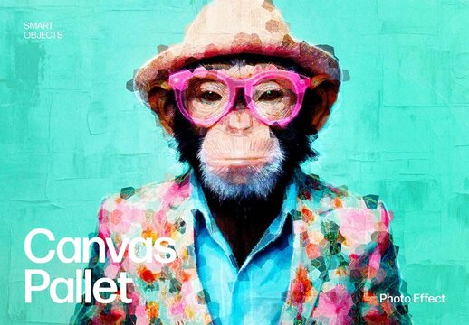 Canvas Pallet Photo Effect