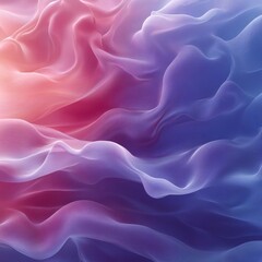 Obraz premium A colorful, flowing piece of fabric with a pink and purple hue