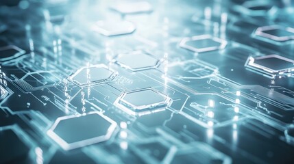 Abstract futuristic circuit board technology background