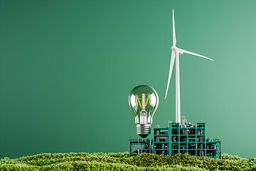 Sustainable Energy Facility, Green Innovation,  Eco-Friendly Power