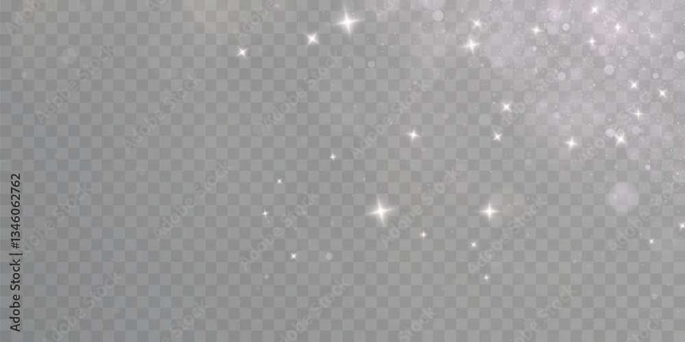 Aufkleber Abstract highlights, bokeh of soft warm color glow. Vector illustration	
