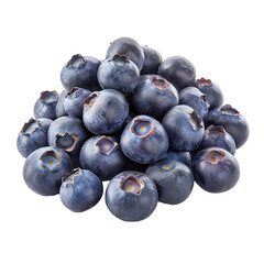 Fototapeta premium Blueberry fruit isolated on white or transparent background