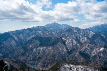 冬の丹沢雪化粧