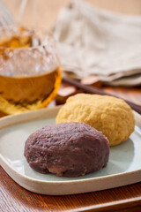 おはぎ – あんこときな粉の伝統的な和菓子