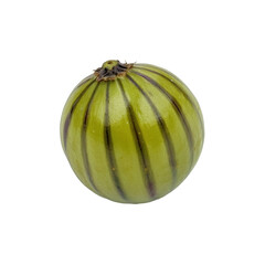 Gooseberry fruit isolated on white or transparent background