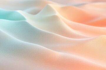 Obraz premium Abstract pastel-colored waves gently flowing, creating a serene and calming visual texture.