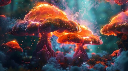 A alice in wonderland background