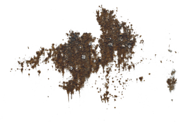 Metal rust isolated transparent background png