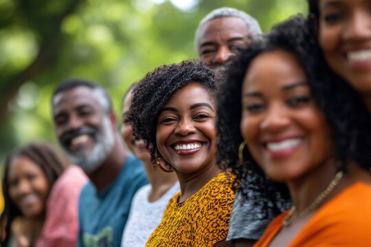 Joyful African American Family Celebrating Together