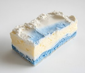 Blue and White Cheese Layer Cake