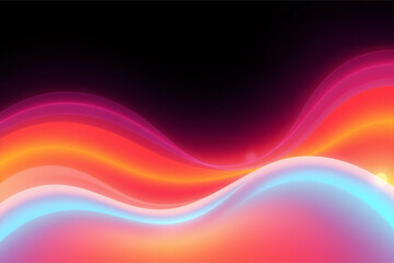 A minimalistic abstract swoosh wave background 
in warm terracotta and cool style