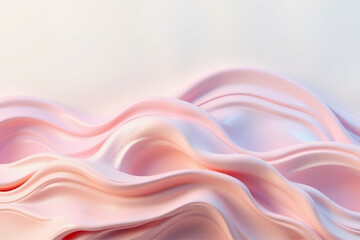 A minimalistic abstract swoosh wave background 
in warm terracotta and cool style