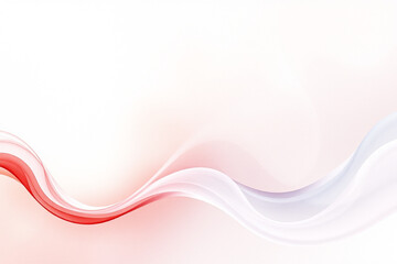 A minimalistic abstract swoosh wave background 
in warm terracotta and cool style