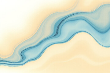 A minimalistic abstract swoosh wave background 
in warm terracotta and cool style