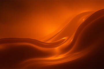 A minimalistic abstract swoosh wave background 
in warm terracotta and cool style