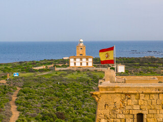 Faro Isla de Tabarca, Santa Pola, Alicante, Comunidad Valenciana