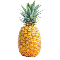 Fototapeta premium Pineapple fruit isolated on white or transparent background