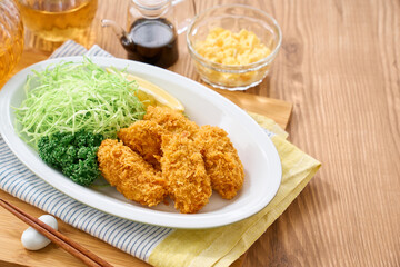 カキフライ – サクサクの牡蠣フライとタルタルソース