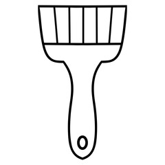 vector illustration of paintbrush