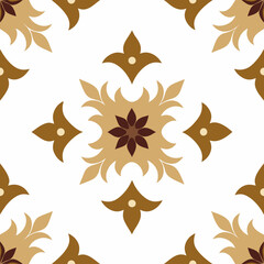 Shameless Flower Pattern Design Vector Illustration