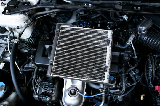 Evaporator of car air conditioner , spare parts of car air conditioner system , Automotive parts concept