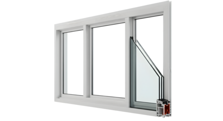 Window frames isolated on transparent background png