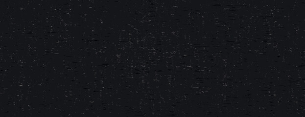 Dark black background with a black, textured, grainy style. The background features a subtle, speckled pattern throughout. Aesthetic background vector. Black background.