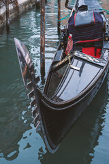 Obraz premium wooden gondola in Venice