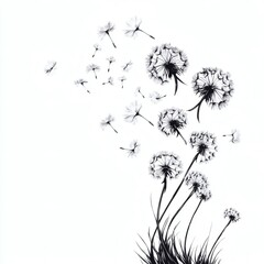 The flowers are scattered throughout the field