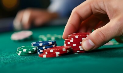 A player who pushes aggressively and pushes the chips forward. Generative AI