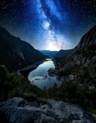 깊은 숲속 은하수