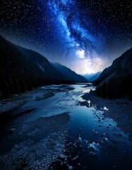 깊은 숲속 은하수