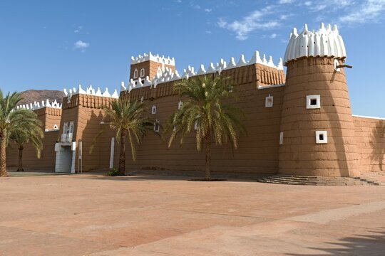Emara Palace it is historical building located in the central ancient city Najran. Saudi Arabia. Asia.