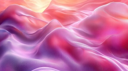 Fototapeta premium Abstract Pink Purple Waves Soft Fabric Texture