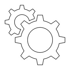 Setting icon in line style