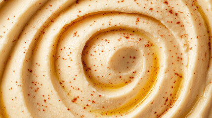 Creamy Hummus Dip: A Close-Up Culinary Masterpiece