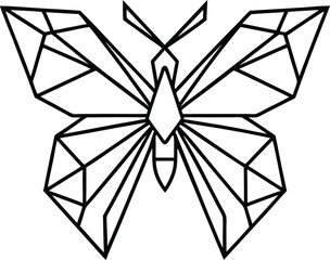 Abstract Butterfly Design"