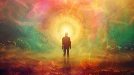 Fototapeta premium Inner Wisdom: The innate knowledge that comes from within, guiding your life choices and fostering personal healing and spiritual growth. 