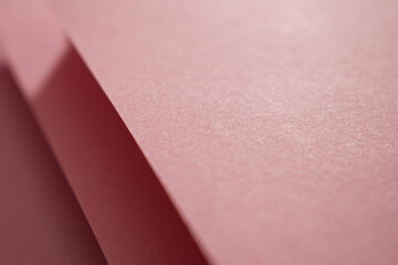 Fototapeta premium Geometric 3d pink on pink background