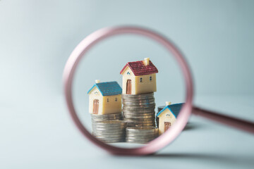 Real estate invest growth. Real estate asset property. Mortgage residential finance.