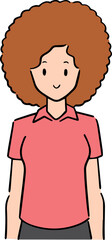Illustration of woman cartoon