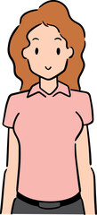 Illustration of woman cartoon