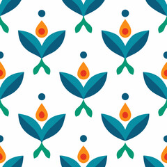 Shameless Summer flower pattern design 