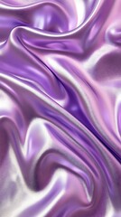 Obraz premium Luxurious Lavender Silk Draped in Soft, Dreamy Folds with a Pearlescent Sheen