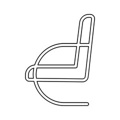 Chair icon in line style 