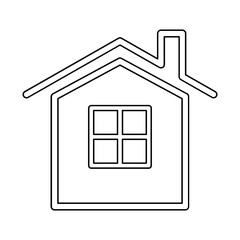 House icon in line style