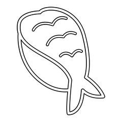 sushi icon in line style